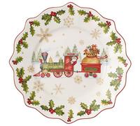 Villeroy & Boch 14-8626-2640 Assiette de L’Année Annual Christmas Edition Arts de la Table de Noël, Porcelaine, Multiclolore, , 25.5 x 3.2 x 25.5 cm