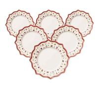 Villeroy & Boch 1485852622 Toy's Delight Lot de 6 assiettes plates en porcelain