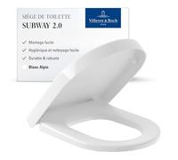 Villeroy & Boch Subway 2.0 Abattant WC, 9M68Q101,