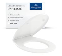 Villeroy & Boch abattant WC Universal, forme ovale - Blanc brillant