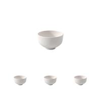 Villeroy & Boch - Afina bol pour les snacks, les dips et les sauces, bol avec relief, résistant au lave-vaisselle, passe au micro-ondes, porcelaine de qualité supérieure made in Germany (Lot de 4)