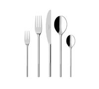 Villeroy & Boch - Afina set de couverts de table, 30 pièces, dimensions : env. 44 x 29 x 6,5 cm, résistant au lave-vaisselle, couverts de table en acier inoxydable poli miroir