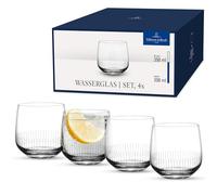 Villeroy & Boch - Afina verre à eau, set de 4 verres, verres pour eau et jus de fruits, ensemble de verres, résistants au lave-vaisselle, verre cristallin