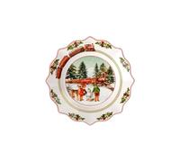 Villeroy & Boch - Annual Christmas Edition assiette 2025 24 cm multicolore, assiette Noël, assiettes festive, pièce à collectionner, vaisselle céramique, vaisselle de Noël, porcelaine premium