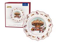 Villeroy & Boch - Annual Christmas Edition, assiette de l’année, édition de l’année 2024, porcelaine Premium, pièce de collection exclusive, 23,5 x 23,5 x 3 cm