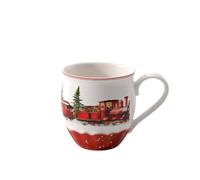 Villeroy & Boch - Annual Christmas Edition mug 2025 380 ml multicolore, tasse à café Noël, mug, service de fête, vaisselle, pièce à collectionner, porcelaine premium