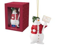 Villeroy & Boch Annual Ornaments décoration pour le sapin Bonhomme de neige 7 cm