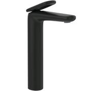 Villeroy & Boch Antao ensemble de robinet à une poignée - rehaussé - avec bonde clic clac - noir mat TVW111005000K5