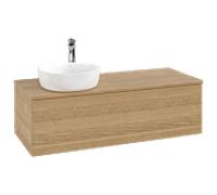 Villeroy & Boch V&B Meuble sous-lavabo sans structure de façade, avec éclairage Antao 120x36x50cm, HL, WBP hon. Oa, hon. Oa Quantité:1