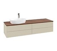 Villeroy & Boch V&B Meuble sous lavabo sans structure de façade - Éclairage Antao 160x50cm, H, P, WBP w. wal, si Gr m Lac Quantité:1