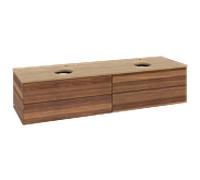 Villeroy & Boch V&B Meuble sous lavabo sans structure de façade, éclairage Antao 160x50 cm, H I P, couleur WBP hon. Oa, w. wal Quantité:1