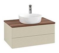 Villeroy & Boch Antao meuble sous vasque 800x360x500mm L19152HJ avec éclairage avec structure FK/AP: HJ/2