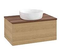 Villeroy & Boch Antao meuble sous vasque 800x360x500mm L30112HN avec éclairage avec structure FK/AP: HN/2