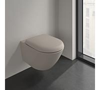 Villeroy & Boch Antao wall washdown WC 4674T0AM sortie horizontale, avec TwistFlush, Almond c-plus