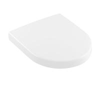 Villeroy & Boch Architectura WC siège 9M66E101 compact, blanc, charnière chromée