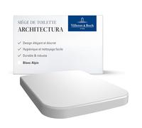 Villeroy & Boch Architectura WC siège 9M606101 Charnières en acier inoxydable, blanc , sans SoftClose