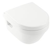 Villeroy & Boch Architectura Combi Pack WC suspendu à fond creux sans bride 35x48cm avec abattant softclose et quick release blanc 4687hr01