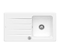 Villeroy & Boch Architectura évier encastrable 335002KG avec garniture de vidage et actionnement excentrique, Blanche Neige