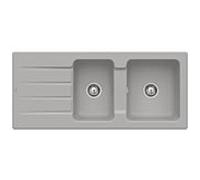 Villeroy & Boch Architectura évier encastrable 338002KD avec garniture de vidage et actionnement excentrique, Fossil