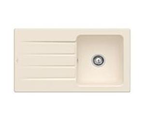 Villeroy & Boch Architectura évier encastré avec garniture de vidage et fonctionnement manuel, Ivoire