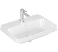 Lavabo encastré Villeroy & Boch Architectura 5A676101 600 x 450 x 170 mm, Blanc alpin, sans trop-plein, dessous non émaillé