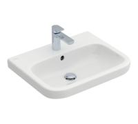 Villeroy & Boch Architectura lavabo - 60x47cm - 1 trou de robinet avec trop-plein dessous meulé ceramic+ blanc 41886GR1