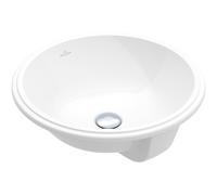 Villeroy & boch architectura lavabo à poser 45x45x17,5cm rond avec trou de trop-plein blanc alpin brillant céramique+ 5a7545r1