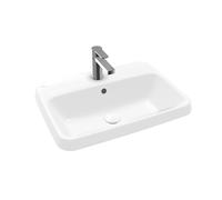 Villeroy und Boch Architectura Vasque à encastrer 5A6760R1 600 x 450 x 170 mm, CeramicPlus blanc alpin, avec trop-plein, dessous non émaillé