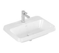 Villeroy & Boch Architectura Lavabo encastré - 600 x 450 x 170 mm - Blanc Alpin CeramicPlus - sans trop-plein - non rectifié 5a6761r1