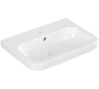 Villeroy & Boch Architectura lavabo, rectangulaire, 1 trou pour robinet, avec trop-plein, dessous poncé, 650x470mm, 4188KGR1, Couleur: Céramique blanche Plus