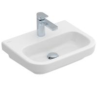 Villeroy & Boch Architectura lave-mains, rectangulaire, trou pour robinetterie au centre, sans trop-plein, 500x380mm, 437351R1, Couleur: Céramique blanche Plus