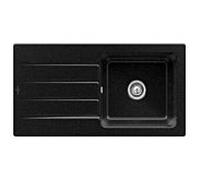 Villeroy & Boch Architectura MetalRim évier encastré 336001J0 avec garniture d'écoulement et fonctionnement manuel, chromite