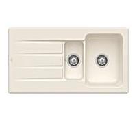 Villeroy & Boch Architectura MetalRim évier encastré 336501KR avec jeu de déchets et fonctionnement manuel, crema