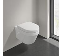 Villeroy & Boch Architectura MetalRim mur WC 4687R001 Compact, rond, DirectFlush, blanc