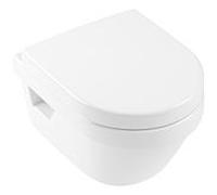 Villeroy & Boch Architectura MetalRim mur WC 4687R0T2 rond, DirectFlush, blanc AntiBac c-plus
