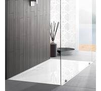 Villeroy und Boch Architectura Metalrim douche A1480ARA215GV01 blanc , 140x80x1.5cm, anti-dérapant