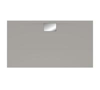 Villeroy & Boch Architectura receveur de douche - 180x90x4.8cm - metalrim gris uda1890ara248v-3s