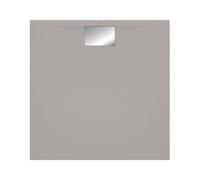 Villeroy & Boch Architectura receveur de douche - 90x90x1,5cm - metalrim gris uda9090ara115v-3s