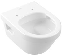 Villeroy & Boch Architectura WC à fond creux Compact, DirectFlush, suspendu, 350x480mm, blanc, 4687R0R1, Couleur: Céramique blanche Plus