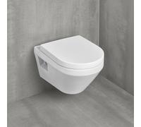Villeroy und Boch Architectura Vasque à poser murale WC 5684C001 37x53cm, ronde, TwistFlush, sans bride, murale, horizontale, blanc Alpine