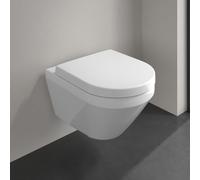 Villeroy und Boch Architectura Mitigeur lavabo mural WC 4694C001 37x53cm, rond, TwistFlush, sans bride, blanc
