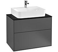 Villeroy & Boch armoire de base Finion G09200GK 80x60,3x50,1cm, Anthracite Matt