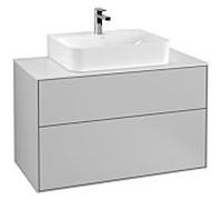 Villeroy & Boch armoire de base Finion G10100GJ 100x60,3x50,1cm, Light Grey Matt