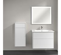 Villeroy & Boch Armoire latérale Finero C53100DH 2000 tiroir, 404 x 866 x 352 mm, Glossy White , charnière à gauche