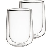 Villeroy & Boch - Artesano Hot&Cold Beverages mug à latte macchiato, verres à double paroi pour boissons froides et chaudes, verre borosilicate, résistant au lave-vaisselle et au four à micro-ondes