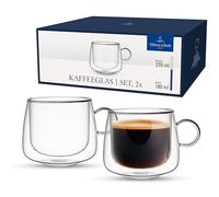Villeroy & Boch - Artesano Hot&Cold Beverages verre à café, verres à double paroi pour boissons chaudes et froides, verre borosilicate, résistant au lave-vaisselle et au four à micro-ondes