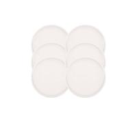 Villeroy & Boch Artesano original Assiette de petit déjeuner 22 cm (10-4130-2640), Premium Assiettes 6, convient pour 6 personnes, Porcelaine, Blanc, 22 cm, 6 unités de