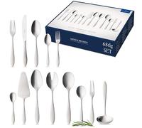 Villeroy & Boch Arthur Couverts de table pour 12 personnes, 68 pièces, Acier inoxydable