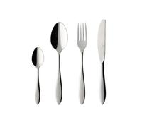 Villeroy & Boch - Arthur Ménagère Couverts 24 Pièces pour 6 Personnes Argent, Garanti Lave-Vaisselle, Couverts de Table, Ensemble Couvert Platine, Set de Couverts de Table, Acier Inoxydable