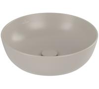 Villeroy & Boch Artis lavabo 43x43 cm ronde à poser marron/beige mat 417943AM